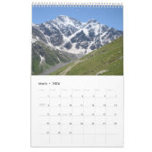 12ヶ月の旅行ロシア：コーカサス暦 カレンダー (3月 2026)