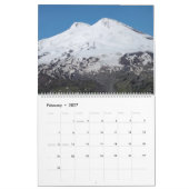 12ヶ月の旅行ロシア：コーカサス暦 カレンダー (2月 2027)