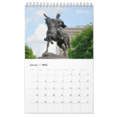 12ヶ月の旅行（ウズベキスタン） カレンダー (1月 2026)