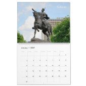 12ヶ月の旅行（ウズベキスタン） カレンダー (1月 2027)