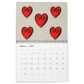 12ヶ月の私のお気に入りの物事 – カスタマイズ カレンダー (2月 2027)