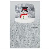 12ヶ月の雪だるまスノーピープル雪だるまコレクション カレンダー (1月 2027)