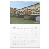 12ヶ月トスカーナ，イタリア写真カレンダー カレンダー (3月 2027)