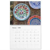 12ヶ月トルコ土産 カレンダー (2月 2026)