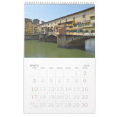 12ヶ月フィレンツェ，イタリア写真カレンダー カレンダー (3月 2019)