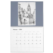 12ヶ月ヴェネツィアのカレンダーの画像 カレンダー (2月 2026)