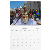 12ヶ月ヴェネツィア写真カレンダー カレンダー (2月 2019)