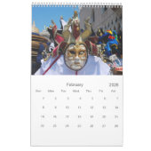 12ヶ月ヴェネツィア写真カレンダー カレンダー (2月 2026)