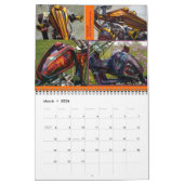 12ヶ月2013カスタム年オートバイ絵を描のmidi sz カレンダー (3月 2026)