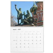 12ヶ月(モスクワ、ロシア) カレンダー (3月 2027)