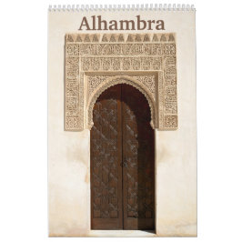 12ヶ月Alhambra & Generalife Wall Calendar カレンダー