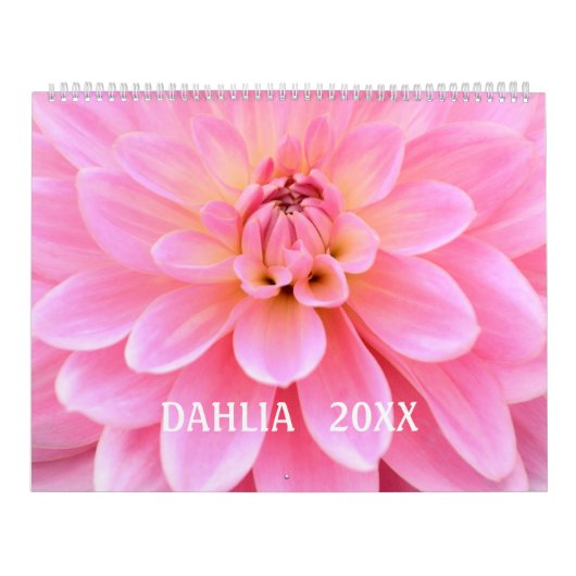 12ヶ月Beautiful Dahlia Photo Calendar カレンダー (カバー)