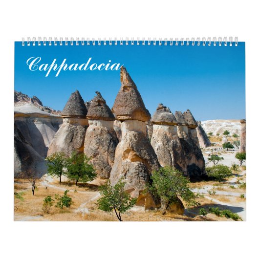 12ヶ月Cappadociaトルコ写真カレンダー カレンダー (カバー)