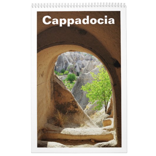 12ヶ月Cappadociaトルコ写真カレンダー カレンダー (カバー)
