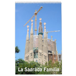 12ヶ月La Sagrada Familiaフォトカレンダー カレンダー