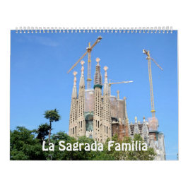 12ヶ月La Sagrada Familiaフォトカレンダー カレンダー