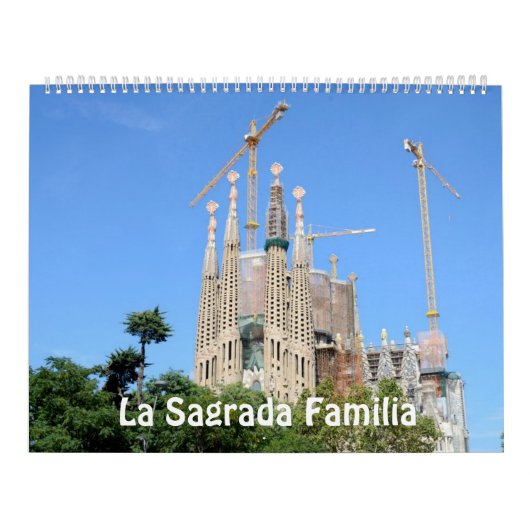 12ヶ月La Sagrada Familiaフォトカレンダー カレンダー (カバー)