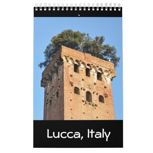 12ヶ月Lucca，イタリア写真カレンダー カレンダー (カバー)