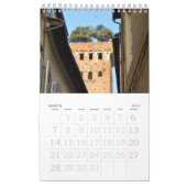 12ヶ月Lucca，イタリア写真カレンダー カレンダー (3月 2027)