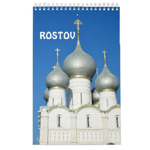 12ヶ月Rostov,ロシア写真カレンダー カレンダー
