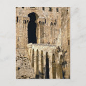 12世紀のカラ(要塞)の玄関口、アレップ ポストカード (正面)