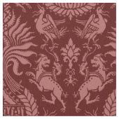12世紀の動物のダマスク ファブリック (クローズアップ)