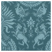 12世紀の動物ダマスク ファブリック (クローズアップ)