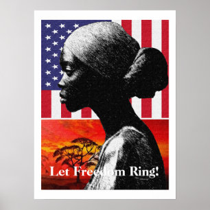 12世紀の都市リズム:Afrocentric Giclee Poster ポスター
