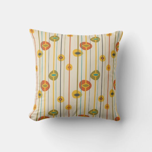 12世紀モダン半パターン（の模様が）ある期 クッション (正面)