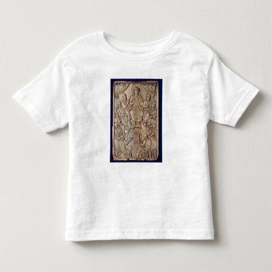 12人の使徒を持つキリスト トドラーTシャツ (正面)