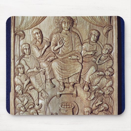 12人の使徒を持つキリスト マウスパッド (正面)