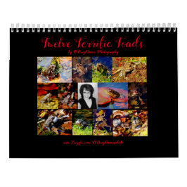 12人の恐ろしいヒキガエル カレンダー