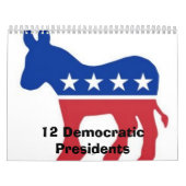 12人の民主党の大統領カレンダー カレンダー (カバー)