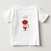 12人の猿の2011年の_の子供のT ベビーTシャツ (裏面)
