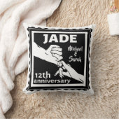 12伝統的周年結婚のジェイド クッション (ブランケット)