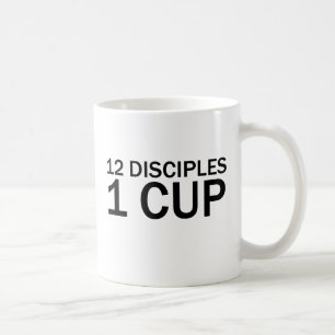 12使徒、1杯 楽しい最後の晩餐Tシャツ コーヒーマグカップ