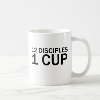 12使徒、1杯 楽しい最後の晩餐Tシャツ コーヒーマグカップ