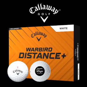 12個のキャロウェイ ワーバード カスタムロゴ ゴルフボール
