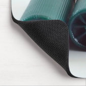 12個のゲージの散弾銃貝 マウスパッド (コーナー)