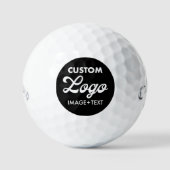 12個のCallaway Supersoftカスタムロゴゴルフボール ゴルフボール (正面)