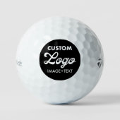12個のTaylorMade TP5カスタムロゴゴルフボール ゴルフボール (正面)