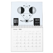 12倍の獣:幾何学的な〔占星術の〕十二宮図の旅 カレンダー (1月 2026)