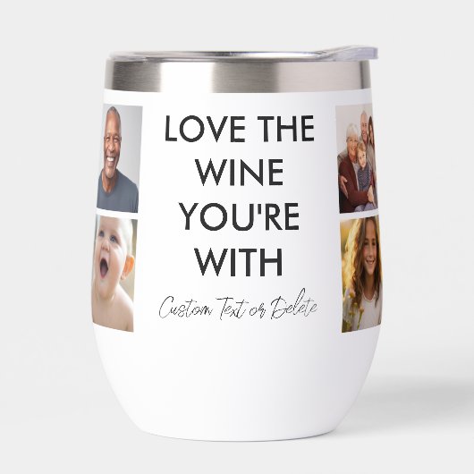 12写真パーソナライズされたコラージュ、ワおもしろいイン好き (左面)