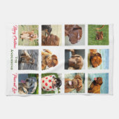 12写真ファミリーフォト✨コラージュカスタム キッチンタオル (横)