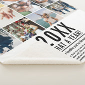 12写真モダンコラージュ家族レビュー年 シェルパブランケット (3/4)