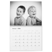 12写真モダンコラージュ2026家族 カレンダー (1月 2026)