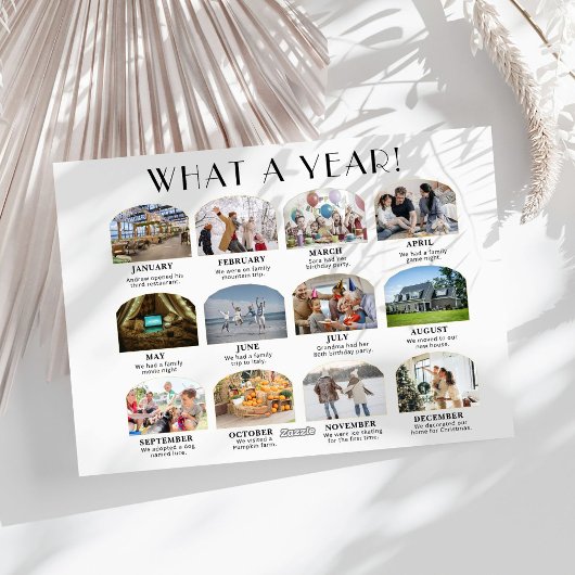 12写真モダン何A年クリスマスカード シーズンカード