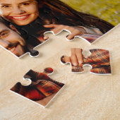 12写真ユニークコラージュシンプルの家族 ジグソーパズル (側面)