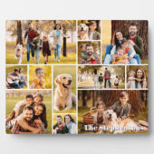 12写真ユニークコラージュ名シンプル フォトプラーク (正面)