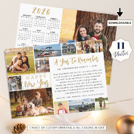 12写真2025カレンダーを思い出す年 シーズンカード